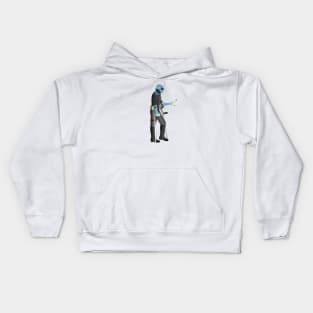 Abe On Crutches Kids Hoodie